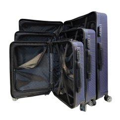 Bavy Circle Navy utazóbőrönd - 3 darabos szett