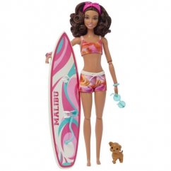 Barbie HPL69 surfařka s doplňky