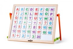 Mágneses asztal ABC-vel az asztalon