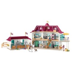 Schleich 42706 Maison de campagne et écurie au bord du lac