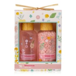 Coffret de bain BLOSSOM dans une boîte en papier