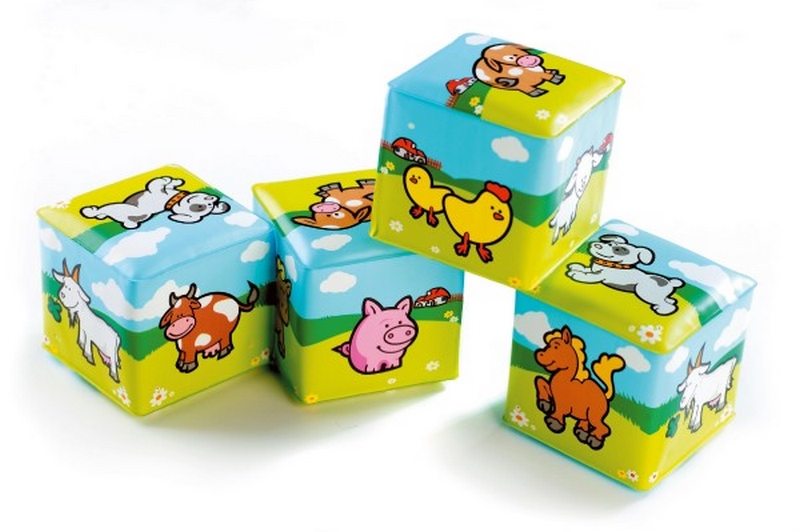 Cube Mes premiers animaux 7x7cm
