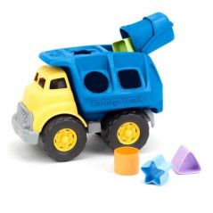 Zelené hračky Triedenie tvarov nákladných vozidiel