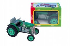 Traktor Zetor zelený na kľúči kov 14cm 1:25 Kovap