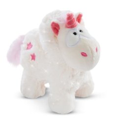 NICI plyšový jednorožec Theodor v snehovom obleku 22cm, ZELENÝ