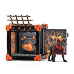Schleich 42674  Aréna BattleCave lávové hyeny