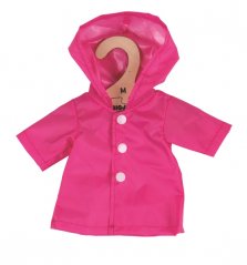 Bigjigs Toys Abrigo rosa para muñeca 34 cm
