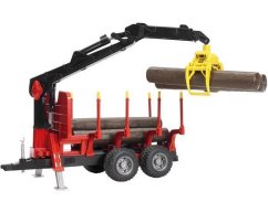 Bruder 2252 Transporteur de bois avec main