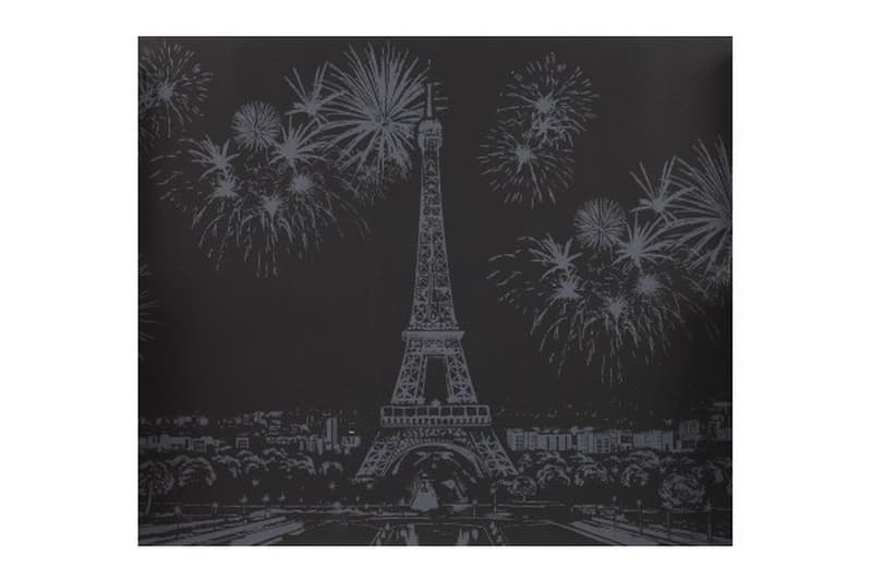 Stierací obrázok farebná Eiffelova veža v tube