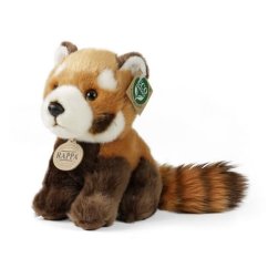Rappa Plush panda roșu așezat 18 cm ECO-FRIENDLY