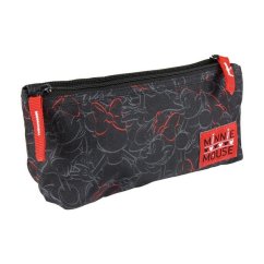Sac Disney Minnie avec deux fermetures éclair noir/rouge