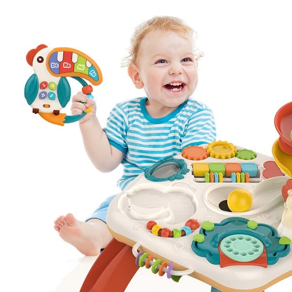 Bavytoy Interaktivní stoleček pro nejmenší Montessori