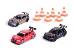 SIKU Super - jeu de voitures de course avec cônes, 3pcs