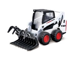 Bburago - FARMLAND, Bobcat nakladač s drapákem, 10 cm