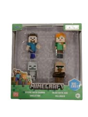 Minecraft Figurky 2,5", sada 4 ks