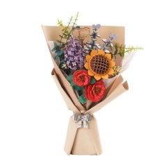 Puzzle 3D cu buchet din lemn RoboTime