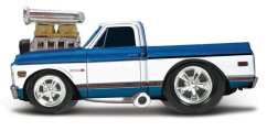 Maisto - Muscle Machines - 1972 Chevrolet C10 Pickup, kék-fehér, 1:64