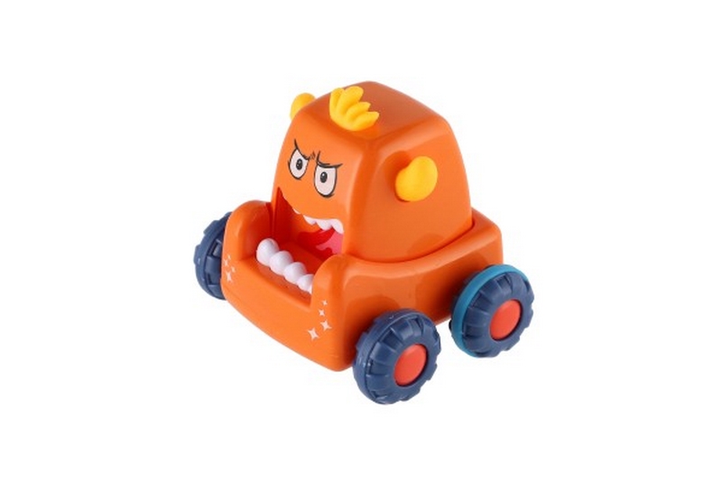 Auto mostro di plastica squishy a cavallo