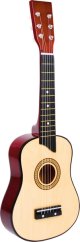 Mała stopa Zabawka dla dzieci Gitara drewniana naturalna
