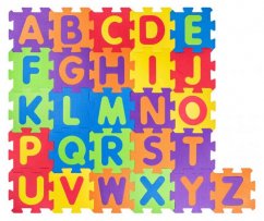 Rompecabezas de espuma del alfabeto 52 piezas