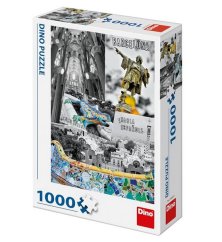 DINO Puzzle 1000 piese BARCELONA - COLLAGE