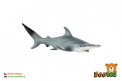 Requin marteau grand zooted en plastique 19cm dans un sac