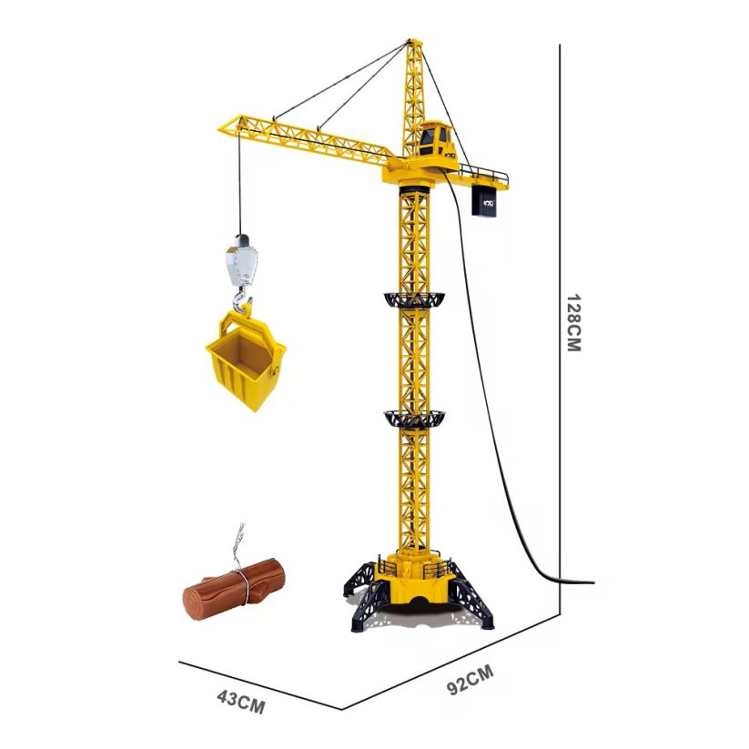 Grúa de cable Bavytoy 128 cm