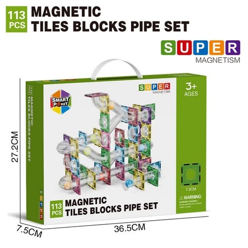 Magnetická stavebnice Bludiště maxi 113 ks