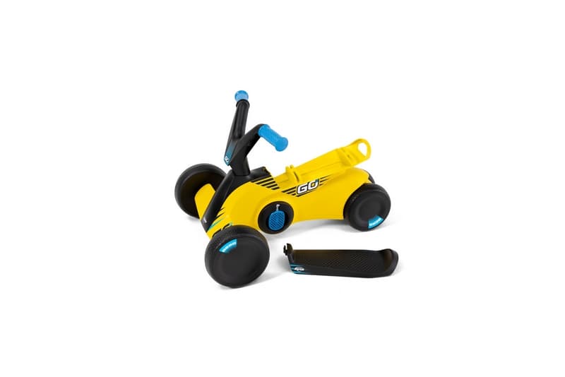 BERG GO SparX - bicicletă cu pedale și barcă cu pedale 2 în 1 galben