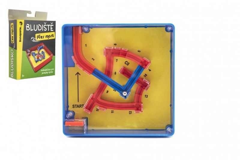 Bonaparte Maze / puzzle Over the bridge plastique 12x12cm jeu d'équilibre