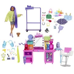 Barbie EXTRA ŠATNÍK S PANENKOU HERNÍ SET