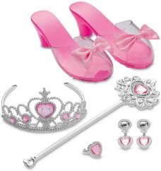 Készlet kis hercegnők rózsaszín