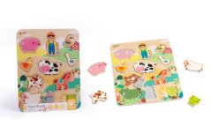 Fermă de puzzle din lemn