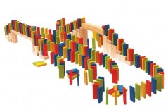 Rallye de dominos Woody, 200 pièces
