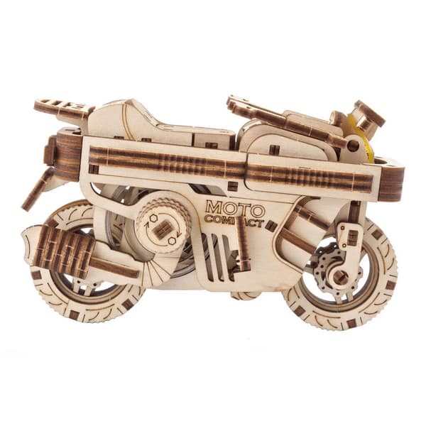 Ugears 3D 3D din lemn puzzle mecanic din lemn pentru scuter pliabil