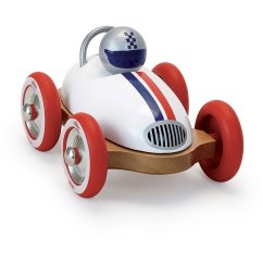 Vilac Voiture en bois Roadster vintage blanc
