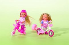 Muñeca Evi en bicicleta