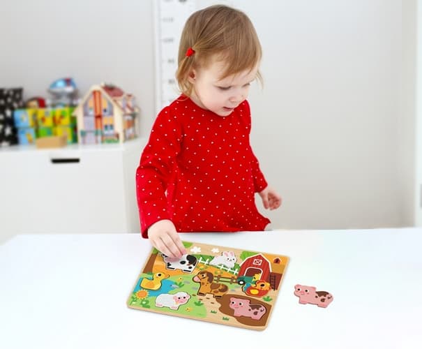 2Kids Toys Vkládací puzzle Farma