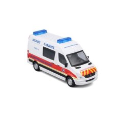 Bburago - EMERGENCY, Pojazd ratunkowy - Mercedes-Benz Sprinter, Paryż, 1:50