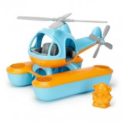 Zelené hračky Helikoptéra hydroplán modrá