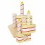 Le Toy Van születésnapi torta Vanila