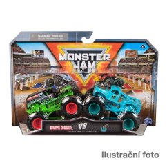 MONSTER JAM - sběratelský kovový model auta Monster Truck, set 2 modelů, assort, 1:64