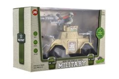 Set mașină militară blindată+soldat cu accesorii