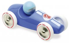 Vilac Racing car GM bleu avec roues blanches