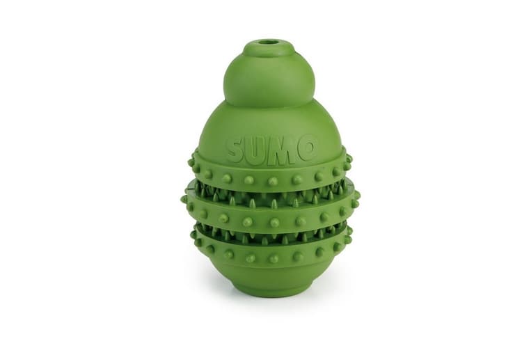 Beeztees Hračka Sumo Play Dental M zelený 9X9X12cm