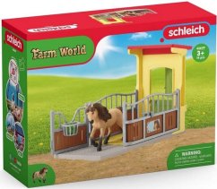 Schleich 42609 Malá stajňa pre islandského poníka