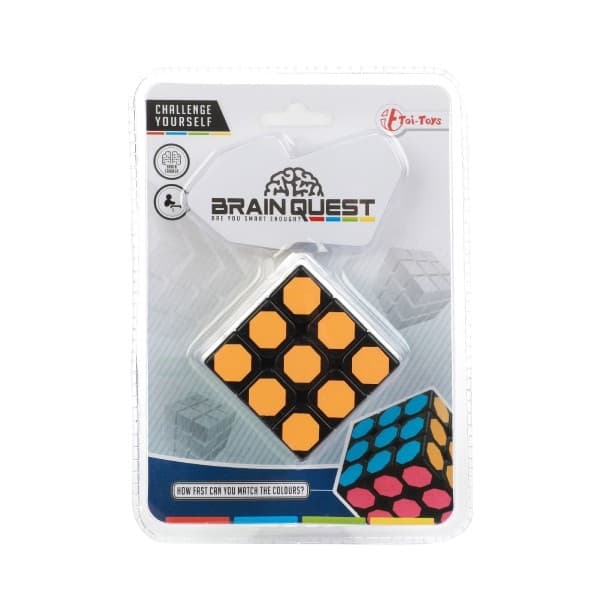 Cubo puzzle in plastica 6x6cm in blister