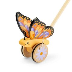 Bigjigs Toys Drevený jazdík Motýlik
