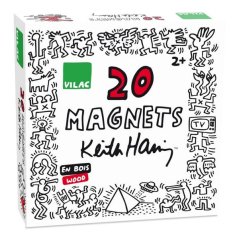 Vilac Aimants en bois Keith Haring