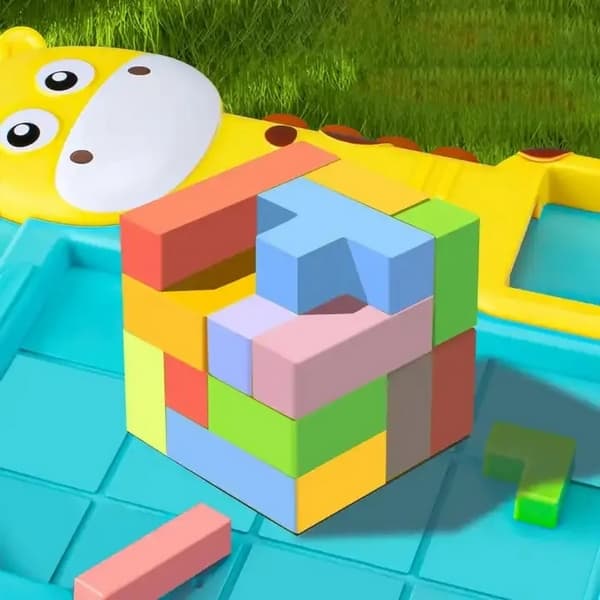 Gioco di puzzle blocchi colorati